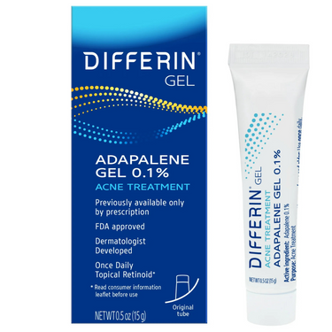 Differin Adapalene Gel 0.1% Acne Treatment with Retinoid